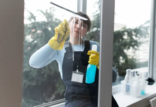 Nettoyage de vitres intérieures et extérieures à Lonlay-le-Tesson